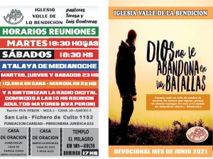 devocional mes junio 2021 Valle de la bendicion